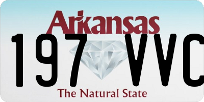 AR license plate 197VVC