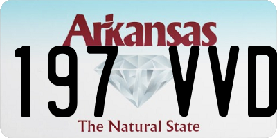 AR license plate 197VVD