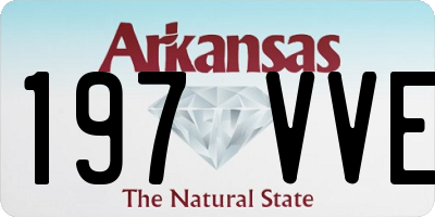 AR license plate 197VVE