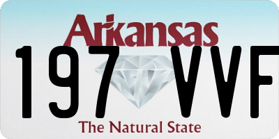 AR license plate 197VVF