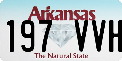 AR license plate 197VVH