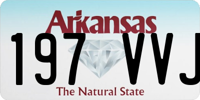 AR license plate 197VVJ