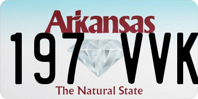 AR license plate 197VVK
