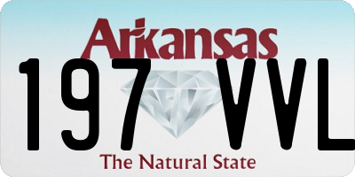 AR license plate 197VVL