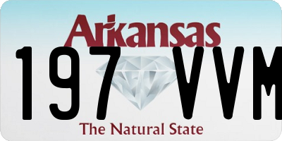 AR license plate 197VVM