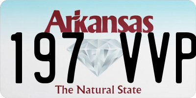 AR license plate 197VVP