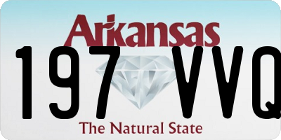AR license plate 197VVQ