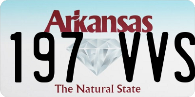 AR license plate 197VVS