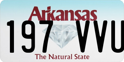AR license plate 197VVU