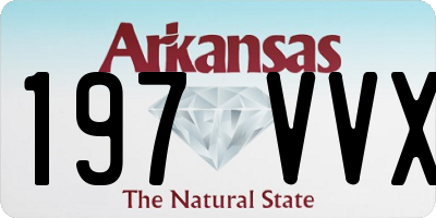 AR license plate 197VVX