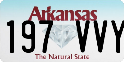 AR license plate 197VVY