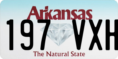 AR license plate 197VXH