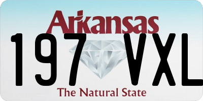 AR license plate 197VXL