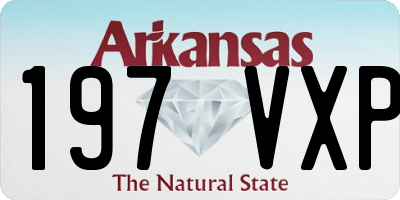 AR license plate 197VXP