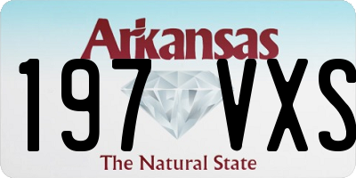 AR license plate 197VXS