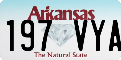 AR license plate 197VYA