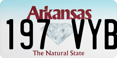 AR license plate 197VYB