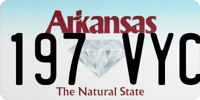 AR license plate 197VYC