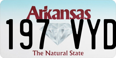 AR license plate 197VYD