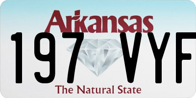 AR license plate 197VYF