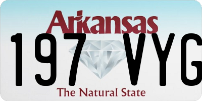 AR license plate 197VYG