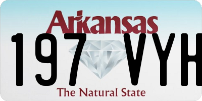 AR license plate 197VYH