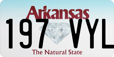 AR license plate 197VYL
