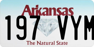 AR license plate 197VYM