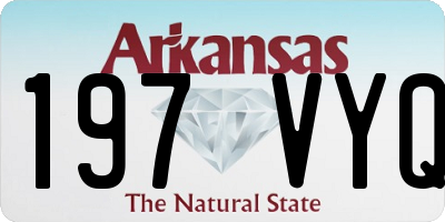 AR license plate 197VYQ
