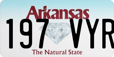 AR license plate 197VYR