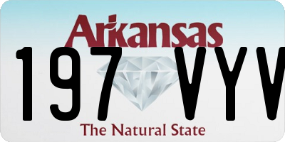 AR license plate 197VYV