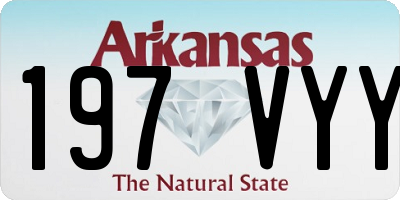 AR license plate 197VYY