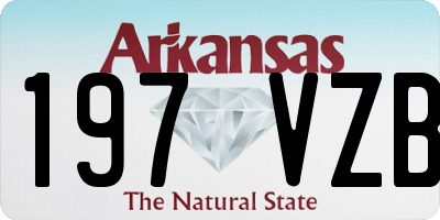 AR license plate 197VZB