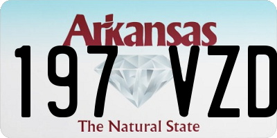 AR license plate 197VZD