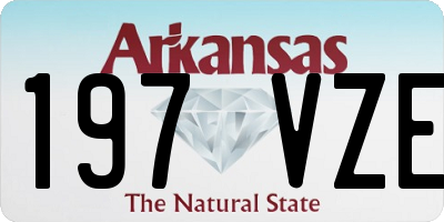 AR license plate 197VZE
