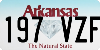 AR license plate 197VZF