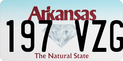 AR license plate 197VZG