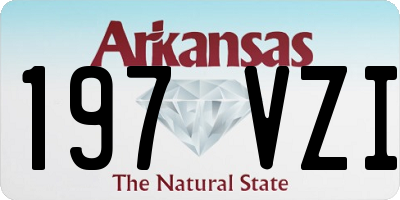 AR license plate 197VZI