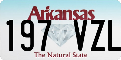AR license plate 197VZL