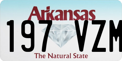 AR license plate 197VZM