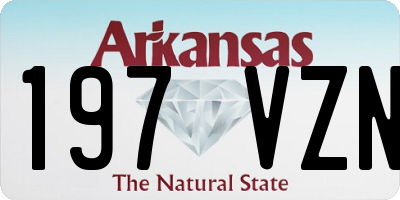 AR license plate 197VZN