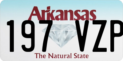 AR license plate 197VZP