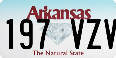 AR license plate 197VZV