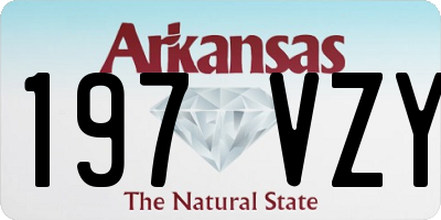 AR license plate 197VZY