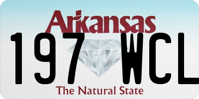 AR license plate 197WCL