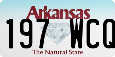 AR license plate 197WCQ