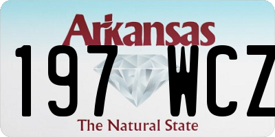 AR license plate 197WCZ