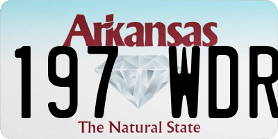 AR license plate 197WDR