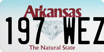 AR license plate 197WEZ