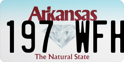 AR license plate 197WFH